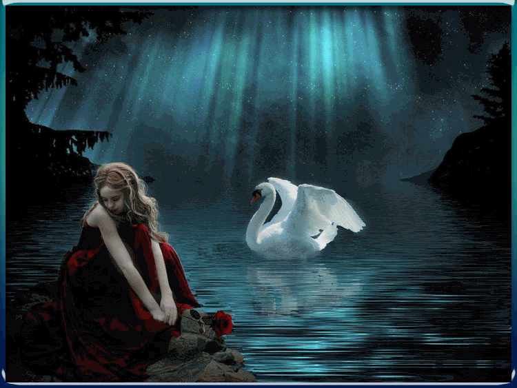 Image result for swan art gif